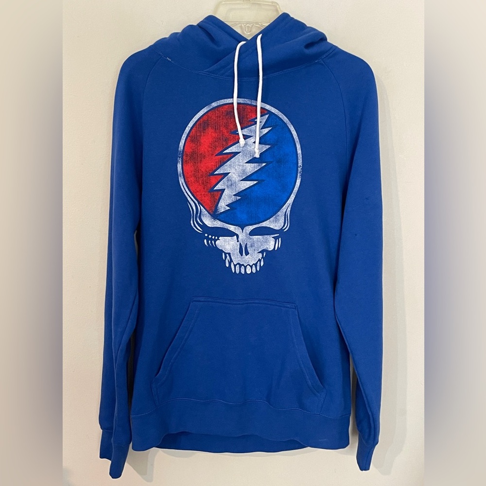 Grateful Dead Hoodie Sweatshirt Royal Blue excellent